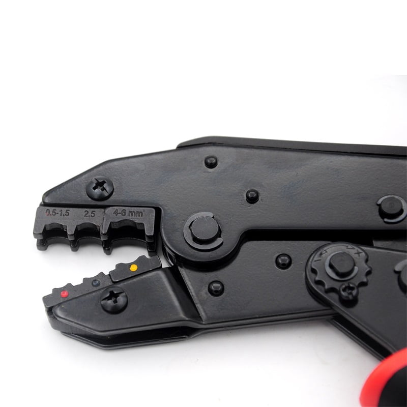 Manual Crimping Pliers ,Capacity for 0.5-6mm² 20-10AWG,Non-insulated Cable Links,Ratchet Crimping Tools ,Durability That Lasts
