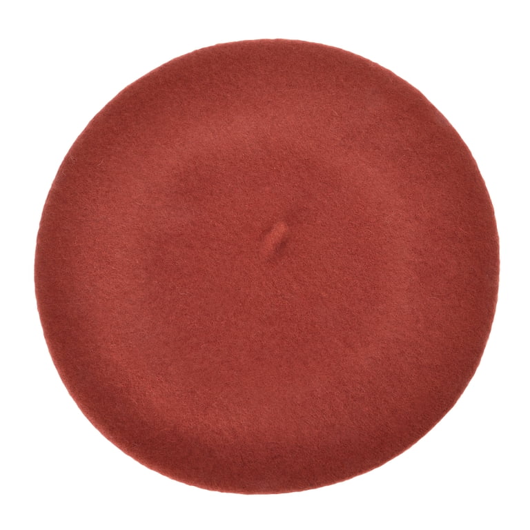 DLAPL Wool Beret Hat for Women Solid Color Classic French  display picture 3