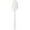 White-Tea Spoons, variant on VeZee Disposable Plastic White Medium-Weight Single Use Knives for Bulk Use. Best for Hotel, Restaurants, Deli, Parties & Daily Use: 1000CT