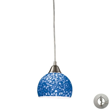 

Elk Home Cira 6 Wide 1-Light Pendant - Satin Nickel (Includes Adapter Kit)