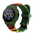 thumbnail image 1 of Reloj electrónico LED arcoíris, reloj electrónico digital deportivo para exteriores, reloj electrónico de moda para estudiantes, 1 of 6
