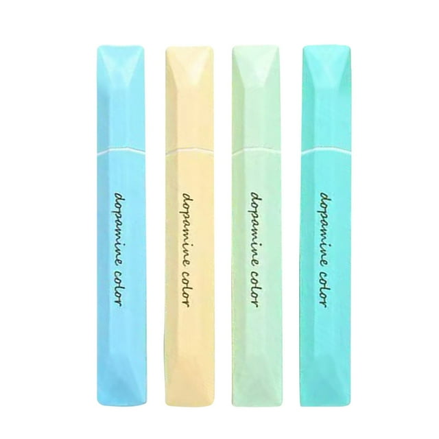 Under 10$ Oimcto Colorful Highlighters Assorted Colors Highlighters Multi Color Highlighters Style 4 Colors Available Color Marker Pen Set 5Ml,Include:1 Box of Highlighters