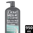 thumbnail image 2 of Dove Men+Care Sensitive Shield Body and Face Wash with 24-Hour Nourishing Micromoisture Technology Body Wash for Men, 2 of 7