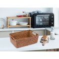 thumbnail image 5 of Unique Bargains 1 Pack Wicker Basket for Organizing and Storage Coffee 13.4*9.1*4.3in, 5 of 6
