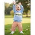 thumbnail image 4 of BemeyourBBs Boy 2-piece Outfit Long Sleeve Embroidery Sweatshirt Plaid with Pants, 4 of 9