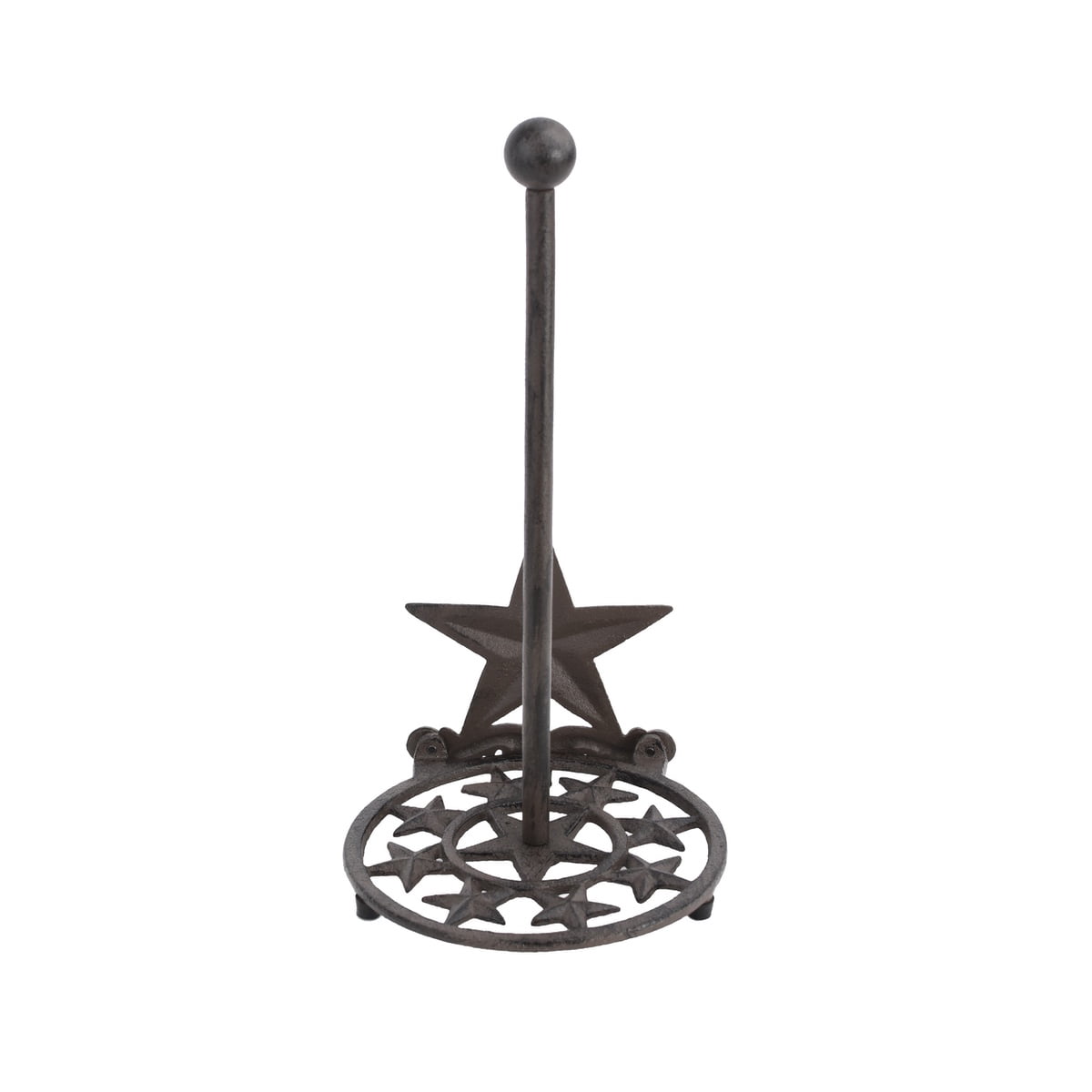 Rustic Barn Star Kitchen Countertop Paper Towel Holder Western Home Decor Storage Essentials