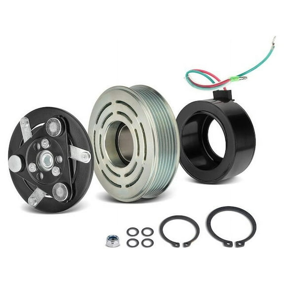 A/C Compressor Clutch Kit One Set - Compatible with 2001 - 2005 Honda Civic 1.7L 4-Cylinder - Autopart Premium