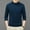 Blue, variant on Men's Fashion High Neck Sweater Fall Winter Casual Solid Color Thermal Warm Knitted Pullover Top Men's Sweaters(Blue,XL)