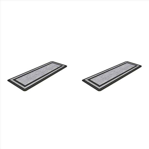 2X Alfombras Antifatiga y Antideslizantes para Cocinas, A Prueba de Aceite y Sin Piso