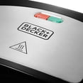 thumbnail image 3 of Sandwichera Black & Decker SM24530 2 Sándwiches Placas Antiadherentes Negro, 3 of 4