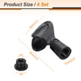 thumbnail image 2 of Uxcell 4Pcs Abrazaderas de Micrófono Ajustables Soportes Flexibles Adaptador de Soporte de Micrófono Inalámbrico para Micrófonos de Mano con Adaptador de Tornillo Macho de 5/8" a Hembra de 3/8", 2 of 7
