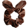 thumbnail image 1 of Bunny Ear Hair Scrunchie Decorative Velvet Hair Tie Solid Color Hair Scrunchie, 1 of 10