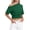 Light Green-#001, variant on Womens Off Shoulder Tops Ruched Bat Wing Dolman Short Sleeve Streetwear Shirts Fitted Waist Summer Loose Going Out,Black M