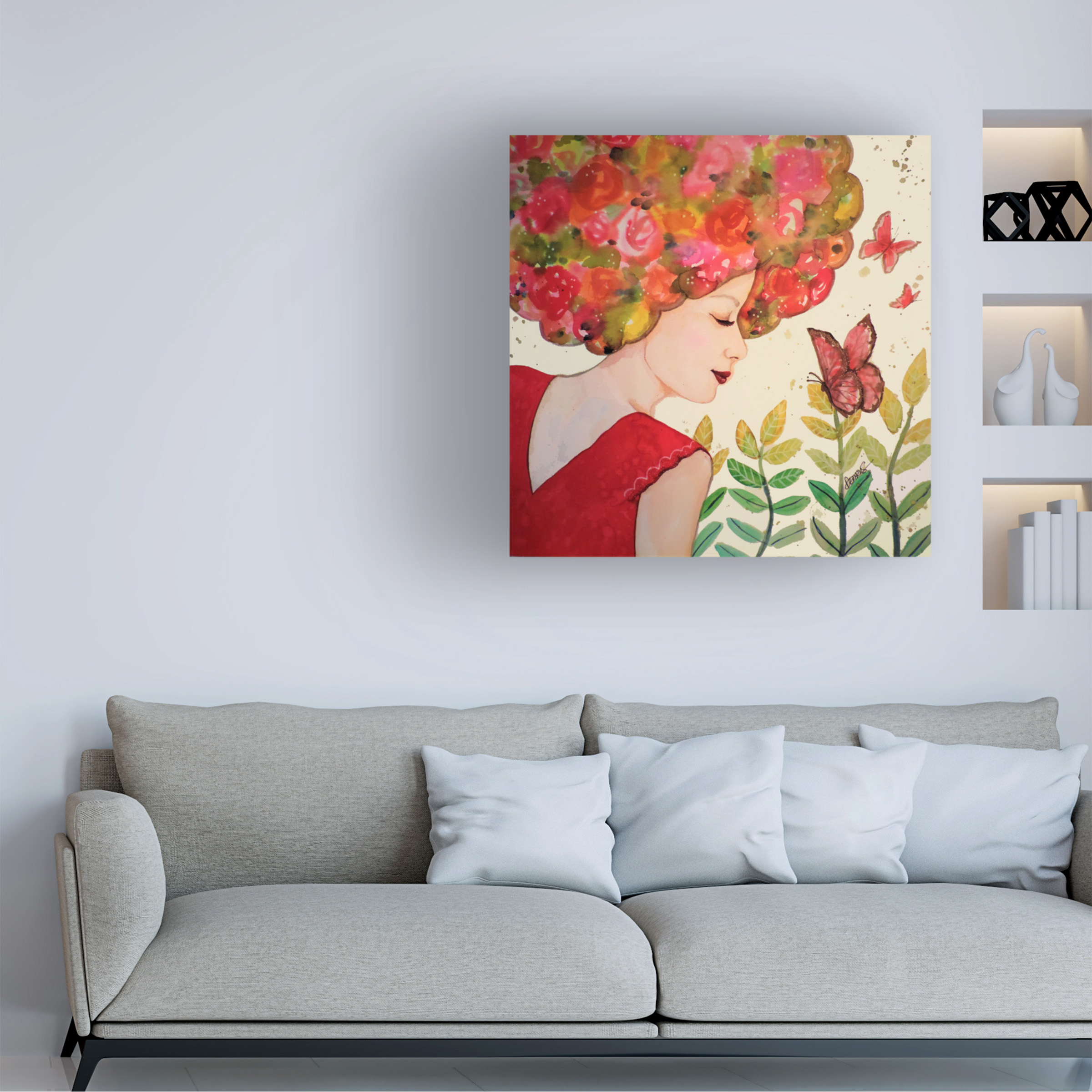 Sylvie Demers 'Pour Toi' Canvas Art