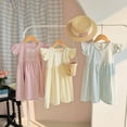 thumbnail image 6 of Nmmacb 1-7 Years Kids Girls Cotton Dresses Sundress Toddler Short Sleeve Embroidery Princess Dress Baby Summer Lace Dresses, 6 of 10