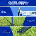 11x 8ft Portable Volleyball Net Training Equipment Heavy Duty