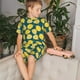 thumbnail image 4 of Balery Lemon Conjunto de Pijama Infantil de Manga Corta con Estampado – Ropa de Dormir de Algodón Suave-XX-Large, 4 of 6