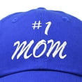 thumbnail image 2 of DALIX #1 Mom Hat Number One Mothers Day Gift Embroidered Baseball Cap in Royal Blue, 2 of 6