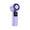 Purple, variant on Superconducting Ice Ceramic Cooling Fan 199 Mode Rechargeable Quiet Brushless Motor Foldable Design For Travel