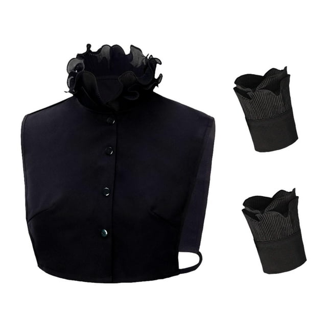 GUOOL Col Détachable Col Détachable Mode Faux Col pour Vêtements Chandails Blouse 42cm