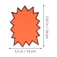 thumbnail image 2 of CATIEBYE 160Pcs Fluorescent Burst Sale Tickets Paper Labels for Retail Store Pricing and Advertising, 2 of 7