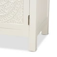 thumbnail image 5 of Baxton Studio Lambert Classic and Traditional White Finished Wood 1-Drawer End Table, 5 of 8