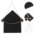 thumbnail image 2 of Shisuyan Chalkboard Hanging Sign Writing Surface 2Set 7.47X7.47X0.08 In, 2 of 9