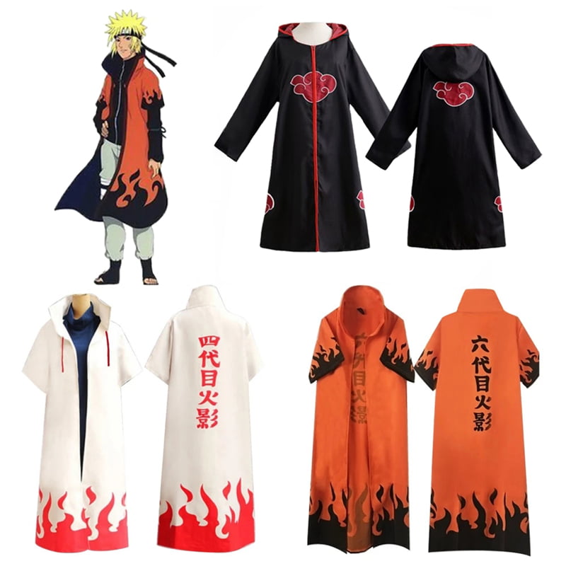 Naruto Anime Costume Cloak or Hooded Christmas Male and Female Cosplay  Party Headband 