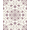 Lavender Purple Ivory, Pattern 1, variant on Design&I 8'x10' Washable Area Rug Vintage Pastel Scroll Border Flower Lilac Dorm Purple Boho Playful for Dining Room, Large Office, Lounge, Snag-Free