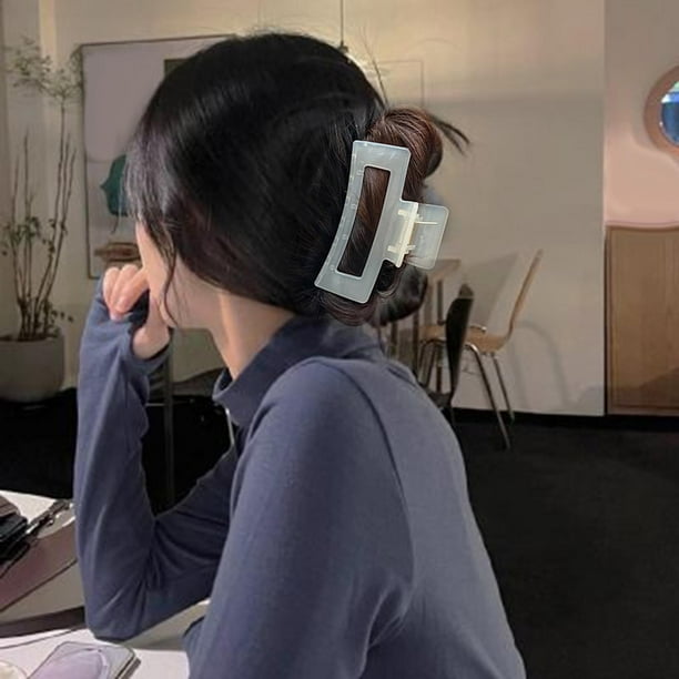 Pinzas para el pelo, pinzas para el pelo, pasadores de caballo, adornos de moda informales de 3,9 pulgadas, accesorios para el cabello, , beige