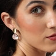 thumbnail image 2 of SOHI Women's Floral Drop Earrings, 2 of 3