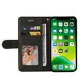 thumbnail image 2 of Case for iPhone 13 Leather Wallet Book Flip Folio Stand View Cover - Black, 2 of 5