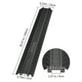 thumbnail image 4 of VEVOR 2-Pack Cable Protection Ramps, Supports Up to 2,000 lbs Per Axle, Durable Cord Safety Covers for Indoor & Outdoor Use, Ideal for Home, Office, Warehouse, and School Environments, 4 of 10