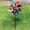 Camouflage, variant on 22 Inch Octagonal Windmill, Colorful Plastic Garden Bird Deterrent, Laser Reflective Yard Decoration, DIY Assembly Pinwheel Spinner with Stable Pole for Outdoor Patio