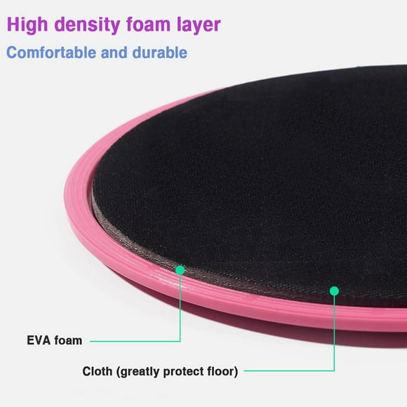 2pcs Gliding Discs Core Sliders for Working Out Exercise Strength Stability Abdominal Glutes Slides