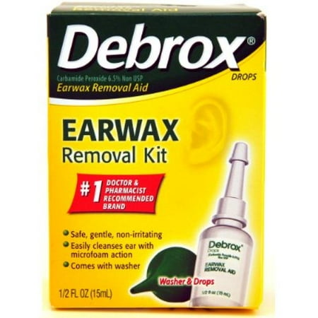 Debrox Drops Earwax Removal Aid Kit, 0.5 Fluid
