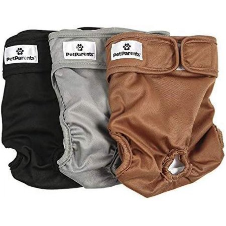 UPC: 0641361998645 | Pet Parents Washable Dog Diapers 3Pack Natural Medium