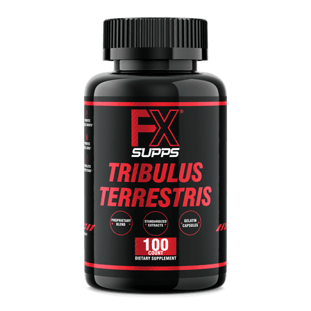 FX Supps Tribulus Terrestris Extract 625mg, 100 Capsules, 100 Servings, Hormone Supplement
