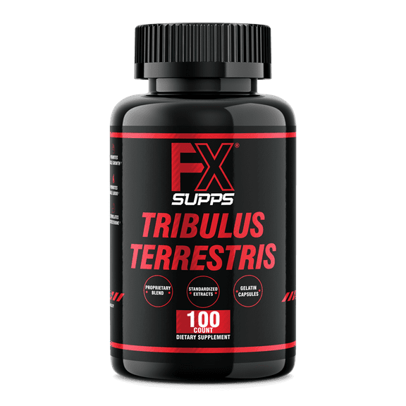 FX Supps Tribulus Terrestris Extract 625mg, 100 Capsules, 100 Servings, Hormone Supplement