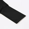 thumbnail image 6 of zaveiop Women's off The Shoulder Mini Dress Long Sleeve Ruched Sheer Bodycon Going out Dresses (Black, XS), 6 of 8