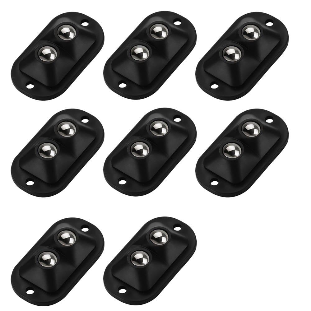 Mobestech 16 Pcs Paste The Universal Wheel Small Appliances Small Casters  Back Roller Wheel Casters for Kitchen Appliances Mini Wheels Pulley Wheel