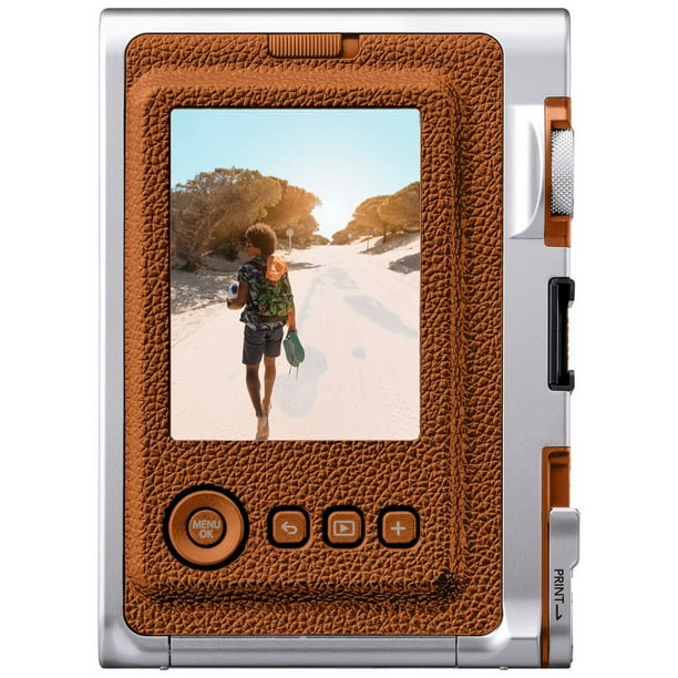 Fujifilm INSTAX Mini EVO Hybrid Instant Camera Kit - Brown with