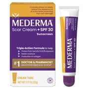 Mederma Scar Cream Plus SPF 30, Sunscreen, Protects Scars from Sun Damage, 0.7 Ounce