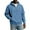 Light Blue, variant on Men's 1/4 Zip Hooded Sweatshirt for Casual Wear, Winter Lounge, and Christmas Relaxation,Army Green,L
