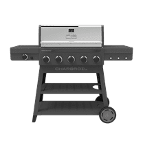 Charbroil® Performance Series™ FlavorMax™ 5-Burner Cart Gas Grill with Side Burner, Grey