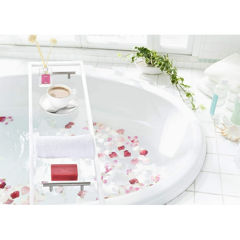 ToiletTree Products Acrylic Bathtub Caddy - Bathtub Shelf for Bathroom  Accessories - Luxury Bath Caddy Tray to Hold Phones and More - High-Quality  Bathtub Table Tray with Rust-Resistant Handles 