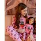 thumbnail image 2 of Maceta de algodón Pajamas Leveret para niña y muñeca, 2 of 5