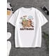 thumbnail image 1 of Boys' Summer Casual Short-Sleeve T-Shirt Featuring a Creative Capybara Print, Perfect for Outdoor Sports And Stylish Summer Wear., 1 of 6