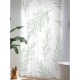 thumbnail image 4 of Sheer Curtains 96 Inches Long, Spring Green Tree Branches Semi Sheer Curtains Light Filtering Window Treatment, Farmhouse Nature Botanical Privacy Voile Drapes for Living Room Bedroom 52x96 Inch, 4 of 7