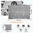 thumbnail image 3 of Gost Kids Travel Blanket Pillow Compact Foldable Airplane Throw Blanket with Trolley Sleeve for Travel Camping, 3 of 8
